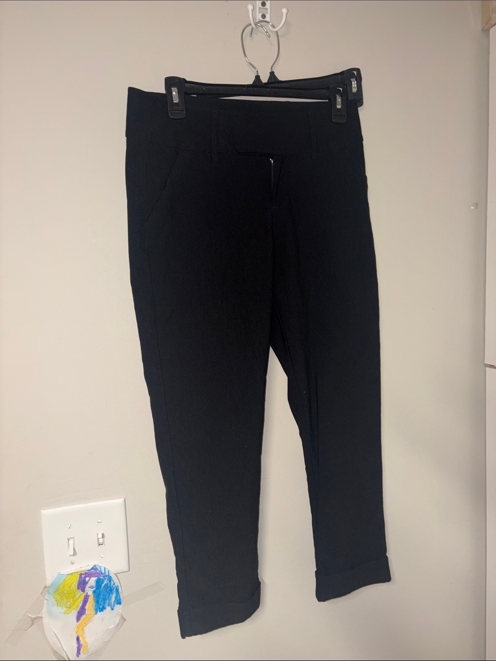 BeBop Black Cropped Slim Ankle Pants Office Siren Y2K